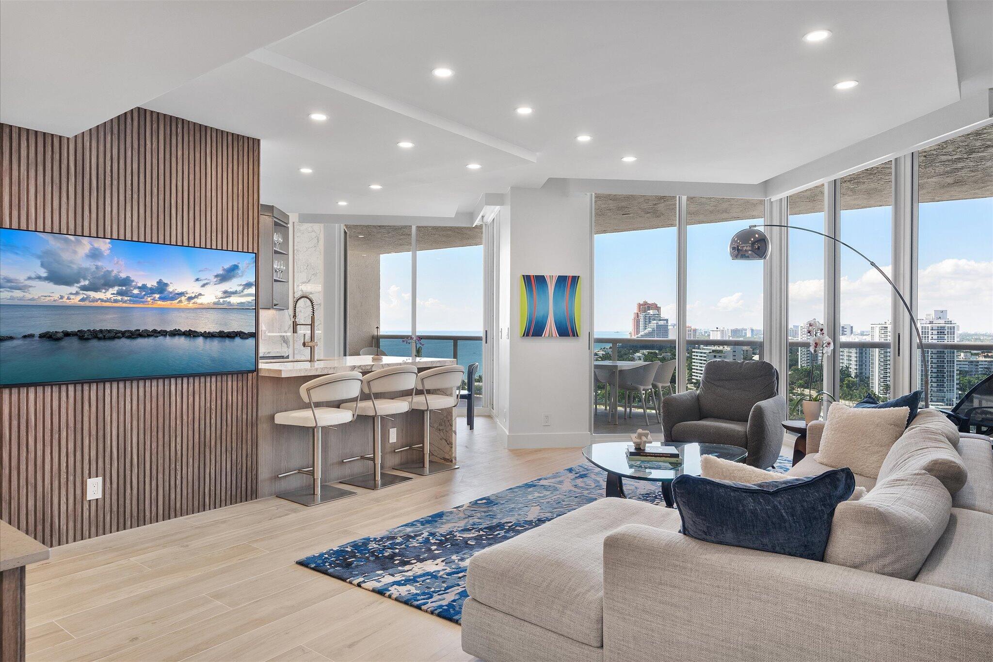 2BR – Condominium at 3100 N Ocean Boulevard #1706